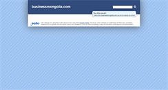 Desktop Screenshot of businessmongolia.com